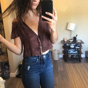 MOTEL ROCKS NWT Crop top